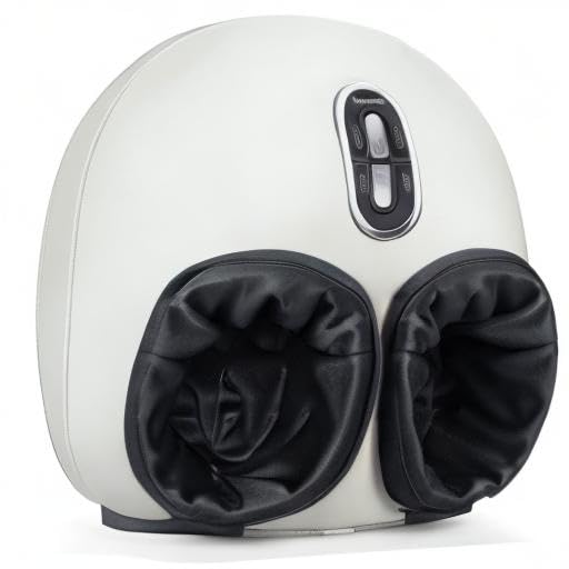 Nekteck Shiatsu Foot Massager with Heat, FSA Eligible Deep Kneading Therapy Air Compression, HSA Feet Massage Improve Blood Circulation Foot Wellness Soothing Pain Relief, Relax for Home Office Use