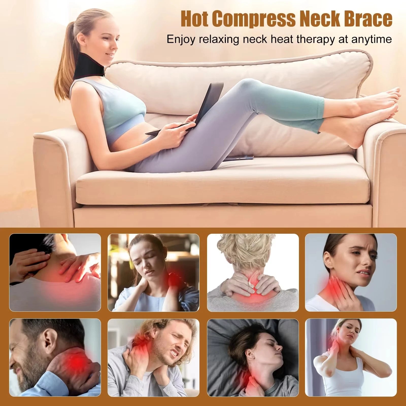USB Heated Neck Pad